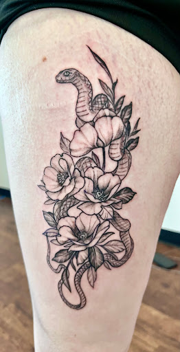 Explore womens hand tattoo ideas, creative tattoo ideas in Rogers, available at Ink Solutions Tattoo