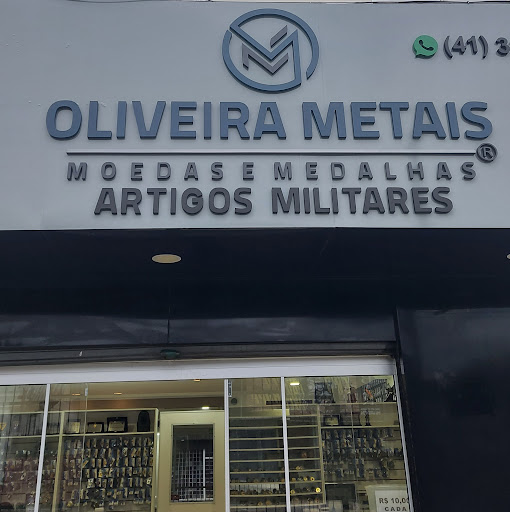 Oliveira Metais - Artigos Militares, medalhas, Moedas, Brevês e Emborrachados