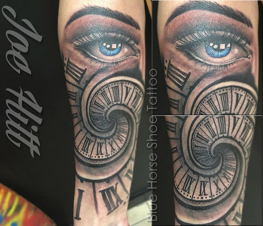 Explore brave tattoo ideas, creative tattoo ideas in Virginia Beach, available at World Famous Blue Horseshoe Tattoo and Piercing Independence