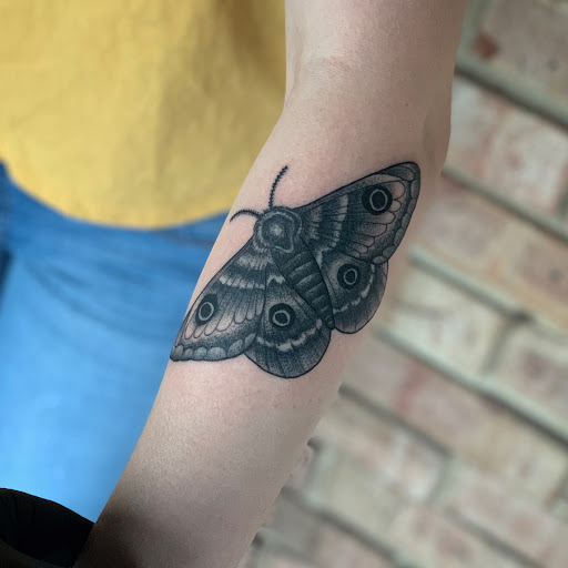 Explore fishing tattoo ideas for men, creative tattoo ideas in Tallmadge, available at Killjoy tattoo