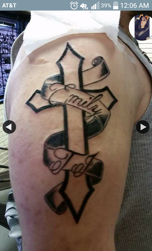 Explore knowledge tattoo ideas, creative tattoo ideas in Paris, available at Twizted Dezignz