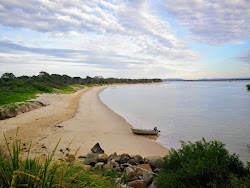 Fotografie cu Whiting Beach - locul popular printre cunoscătorii de relaxare