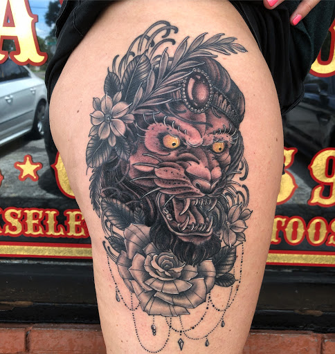 Explore birth flowers tattoo ideas, creative tattoo ideas in Tampa, available at HAWKS ELECTRIC TATTOOS