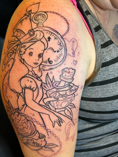 Explore knife tattoo ideas, creative tattoo ideas in San Antonio, available at Its Live Through This Tattoos, Supplies, & Piercings