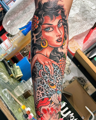 Explore tattoo ideas face, creative tattoo ideas in Georgetown, available at Iron Rite Tattoo South