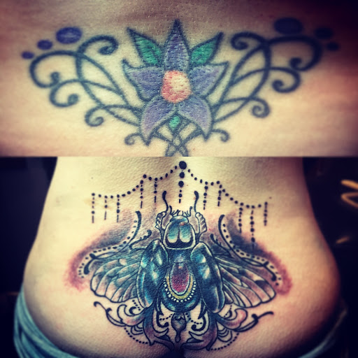 Explore unconditional love symbol tattoo ideas, creative tattoo ideas in Pearcy, available at Studio 621 Tattoo
