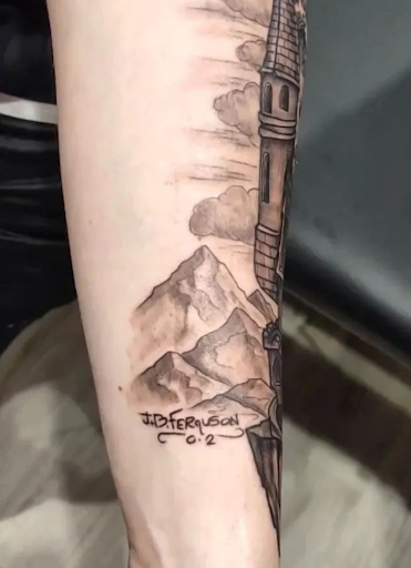 Explore knee tattoo ideas male, creative tattoo ideas in Vancouver, available at Studio X Tattoos & Piercings