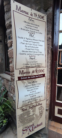 Bar Restaurant Saint Michel à Le Mont-Saint-Michel carte