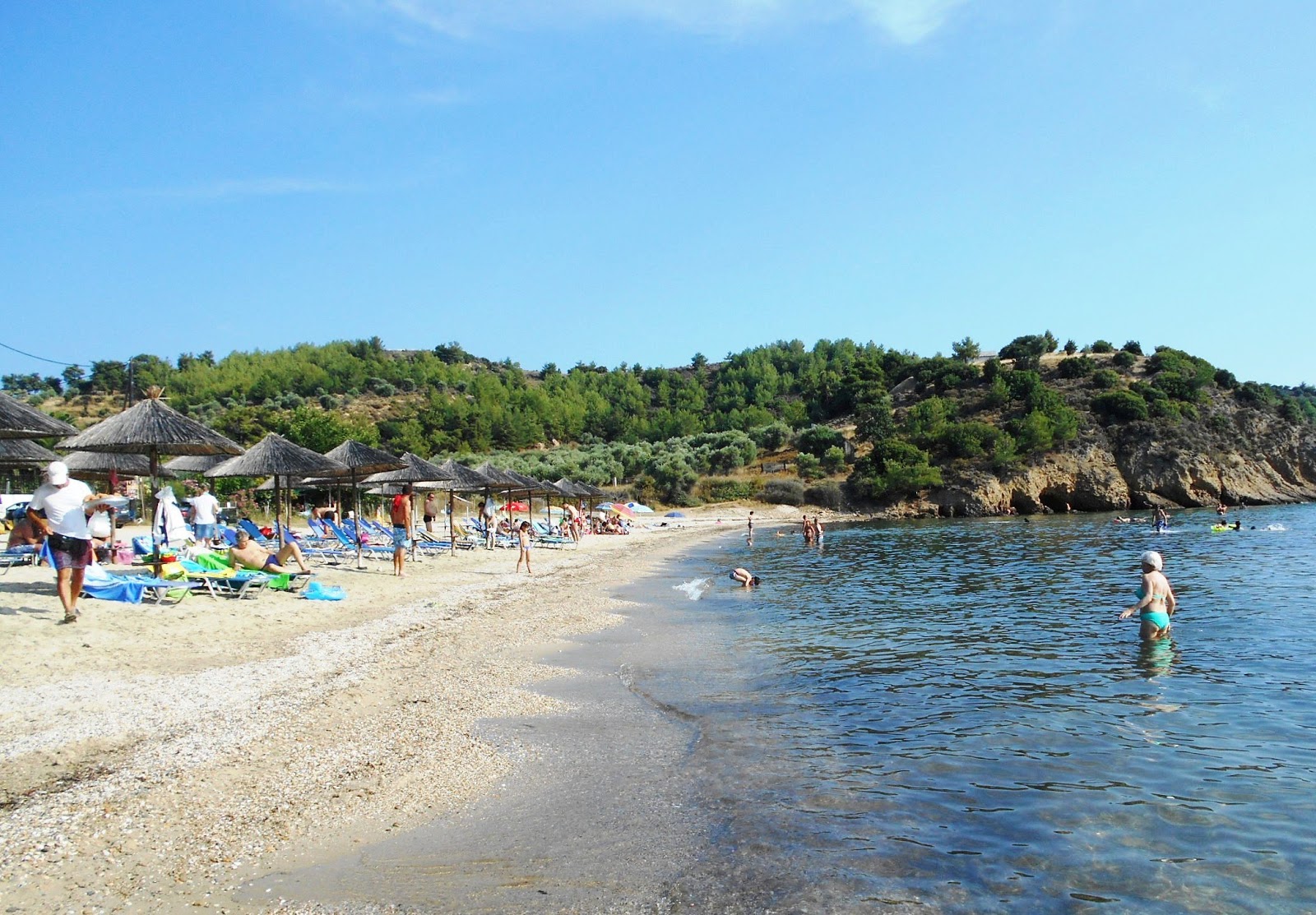 Foto av Paralia Potos och bosättningen