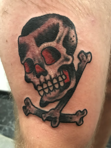 Explore cool full sleeve tattoo ideas, creative tattoo ideas in Rogers, available at Jimmy Romance Tattoo & Body Piercing