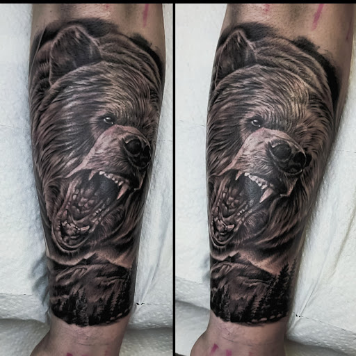 Explore geometric tattoo ideas, creative tattoo ideas in Brunswick, available at Black Element Tattoo