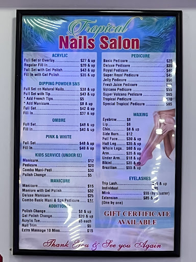 Nail Salon «Tropical Nails Salon», reviews and photos, 1112 Clark St SW, Covington, GA 30014, USA