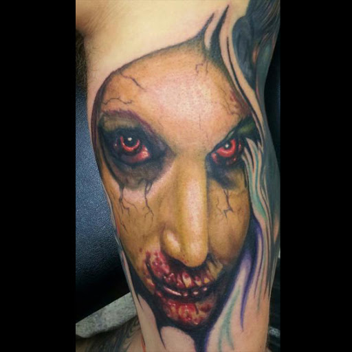 Explore mamma mia tattoo ideas, creative tattoo ideas in Broken Arrow, available at Geek Ink Tattoo and Piercings