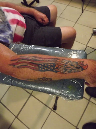 Explore baby yoda tattoo ideas, creative tattoo ideas in Princeton, available at Custom Dreams Tattooing and Body Piercing