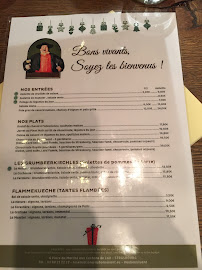 Restaurant de spécialités alsaciennes Restaurant Au Bon Vivant à Strasbourg - menu / carte