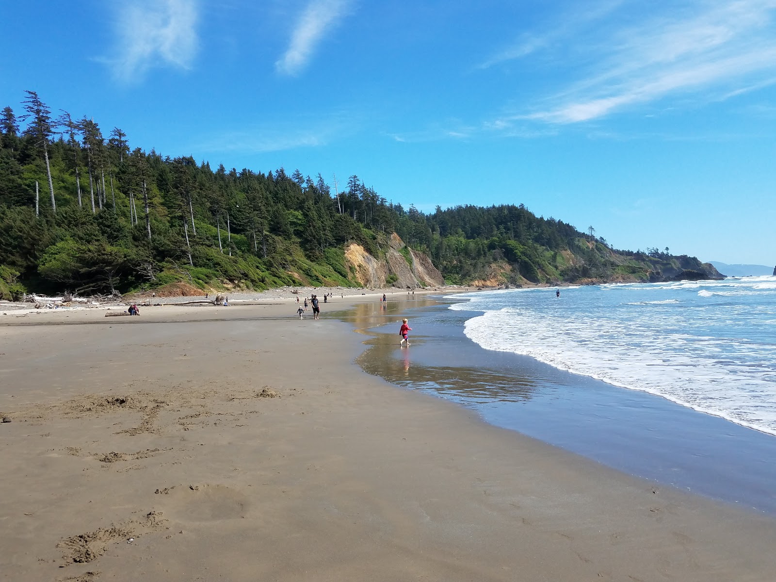 Photo of Crescent Beach with bright sand surface