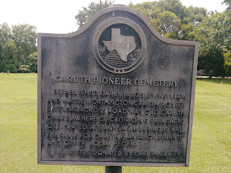 Caruth Pioneer Cemetery - Texas State Historical Marker