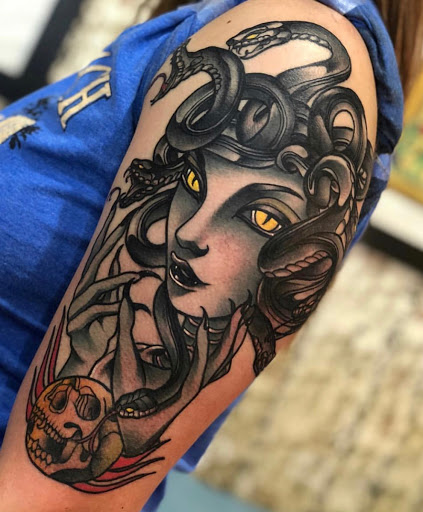 Explore neck tattoo ideas small, creative tattoo ideas in Fremont, available at Inkies Tattoo Studio