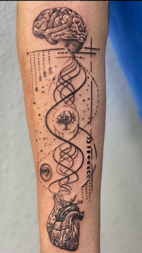 Explore simple guy tattoo ideas, creative tattoo ideas in San Antonio, available at Its Live Through This Tattoos, Supplies, & Piercings