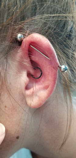 Explore black lab tattoo ideas, creative tattoo ideas in Shelbyville, available at The Copper Phoenix