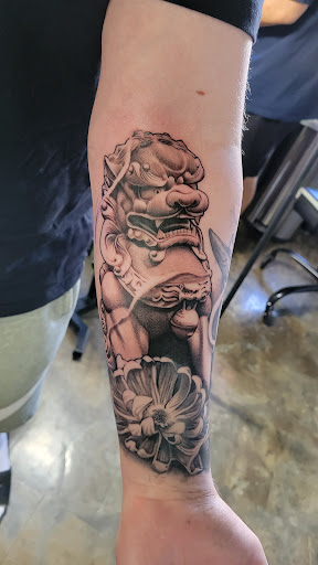 Explore men back tattoo idea, creative tattoo ideas in Stockton, available at Tatt Me Up Studio