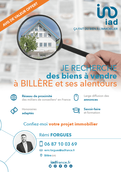 Rémi FORGUES - IAD immobilier - Billière à Billère (Pyrénées-Atlantiques 64)