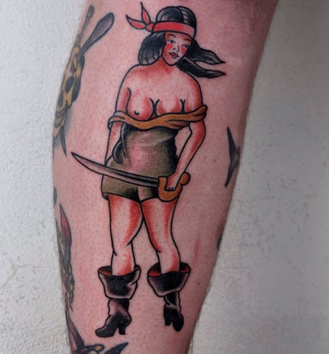 Explore skeleton hand tattoo ideas, creative tattoo ideas in Atlanta, available at Big Cat Tattoo