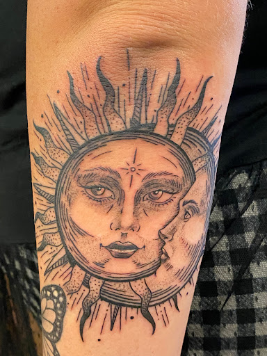 Explore badass female tattoo ideas, creative tattoo ideas in Mesquite, available at Solstice Tattoo Studio LLC