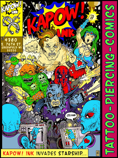 Explore daisy flower tattoo ideas, creative tattoo ideas in Milwaukee, available at Kapow Ink tattoo