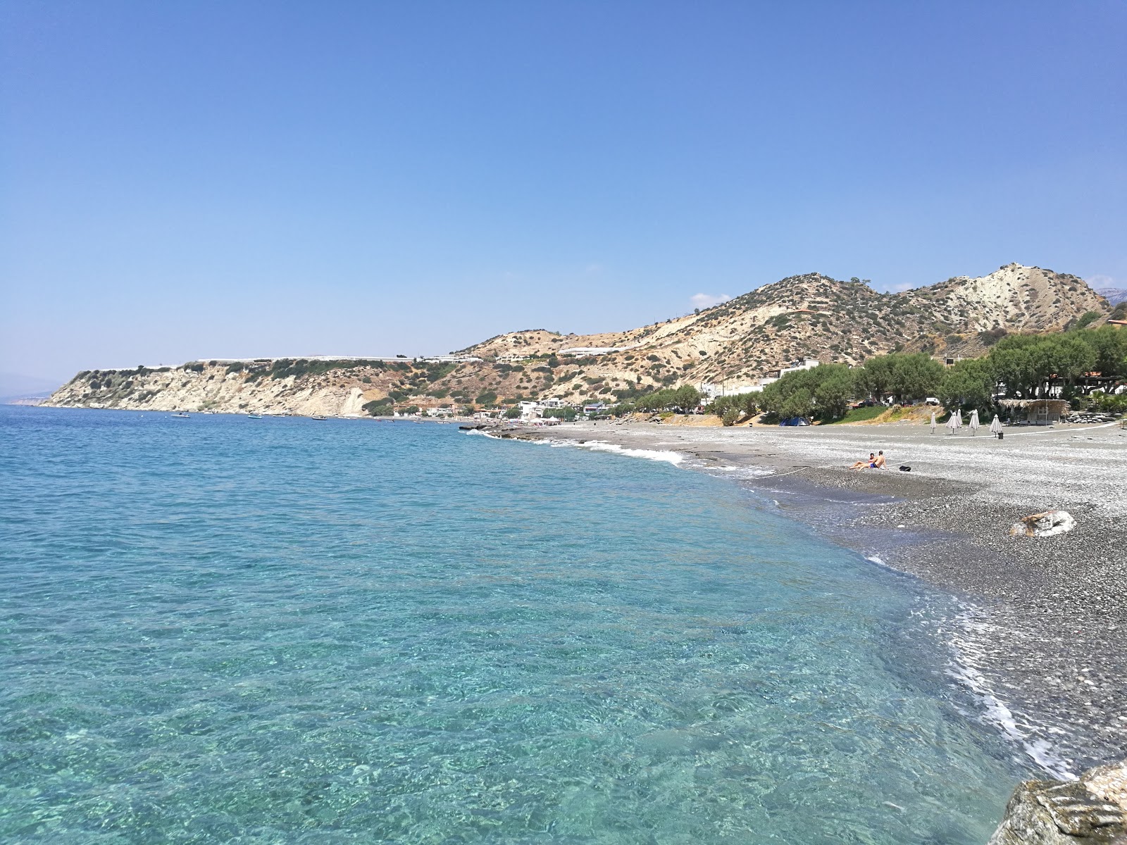 Fotografija Sidonia beach z sivi fini kamenček površino