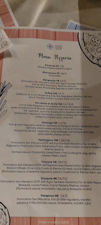 Menu / carte de Ristorante Acquamarina à Scicli