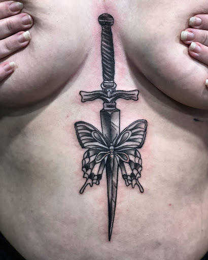 Explore crab tattoo ideas, creative tattoo ideas in Conowingo, available at In Bloom Tattoo