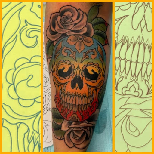 Explore xenomorph tattoo ideas, creative tattoo ideas in Lake Villa, available at Eternal Tiger Tattoo