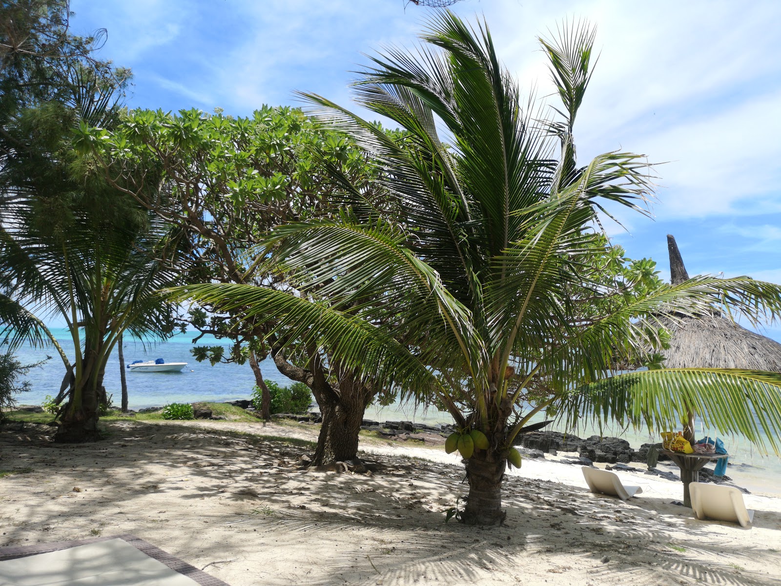 Photo of Roches Noires Beach and the settlement