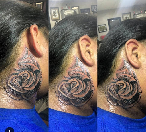 Explore sinister tattoo ideas, creative tattoo ideas in Phoenix, available at Grand Avenue Tattoo & Piercings