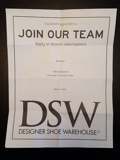 Shoe Store «DSW Designer Shoe Warehouse», reviews and photos, 1595 CT-71, Farmington, CT 06032, USA