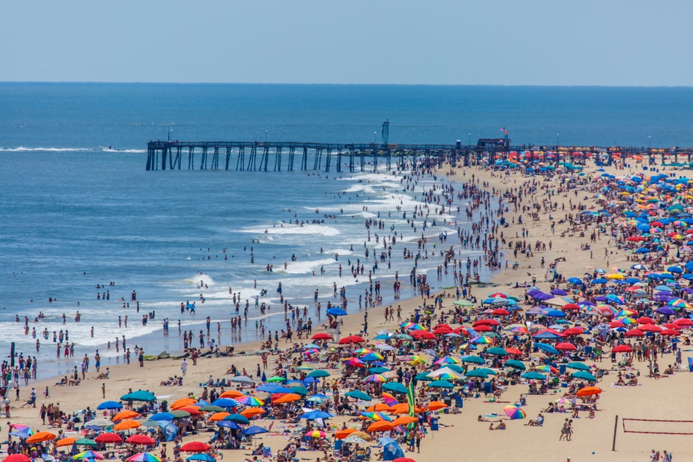 Foto von Maryland Beach und die siedlung