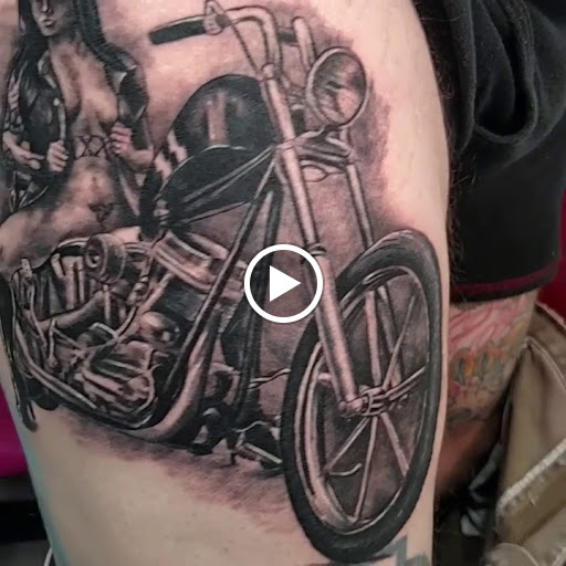 Explore ear tattoo ideas, creative tattoo ideas in Marietta, available at Monkeys Uncle Tattoo