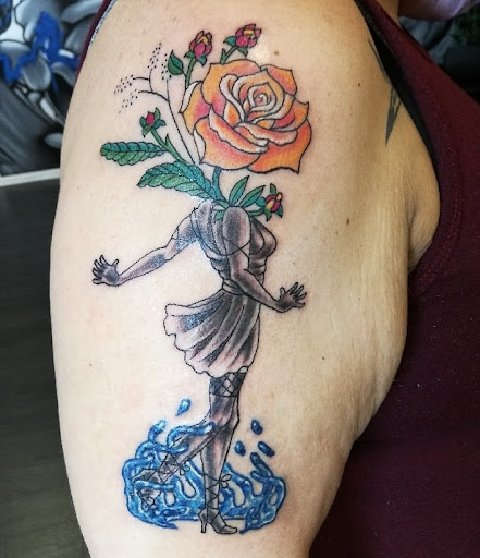Explore scorpio tattoo ideas for men, creative tattoo ideas in San Antonio, available at Pleasant Dreams Co Tattoo Studio llc