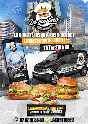 LA CANTINE 🚘🍔 à Vénissieux