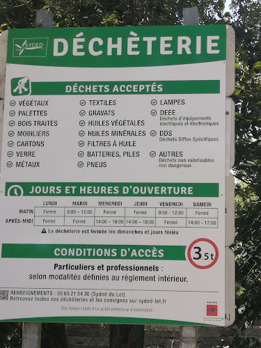 Déchetterie à Loupiac