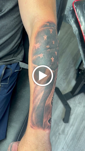 Explore simple silver lining tattoo ideas, creative tattoo ideas in Bel Air, available at Freedom Tattoo LLC