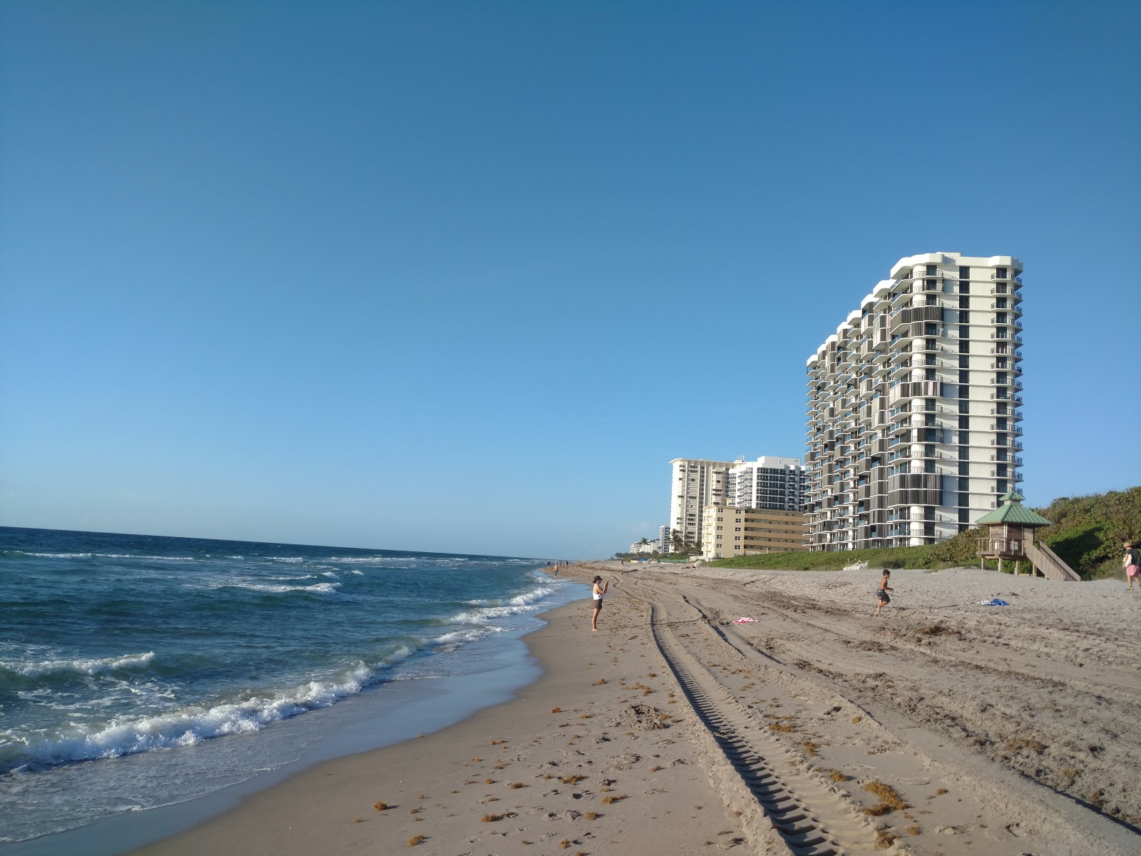 Foto av South beach Boca Raton med turkosa vatten yta