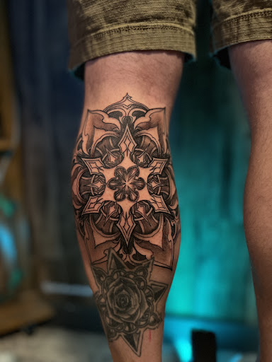 Explore his her matching tattoos ideas, creative tattoo ideas in Hudson, available at The Bohemian Social Club