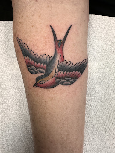 Explore stained glass tattoo ideas, creative tattoo ideas in Bemidji, available at Your Moms Tattoo Atelier, LLC