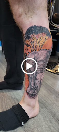 Explore head tattoo ideas for females, creative tattoo ideas in Derby, available at Greyscale Tattoo