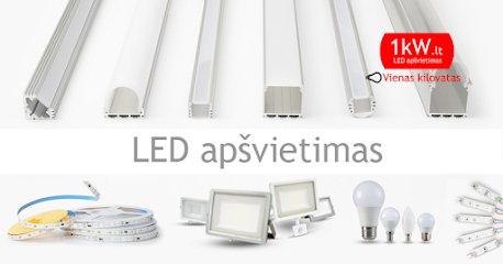 LED apšvietimas, veidrodžiai - 1kW.lt