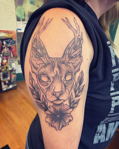 Explore peaceful tattoo ideas, creative tattoo ideas in Greensburg, available at Permawork Tattoo