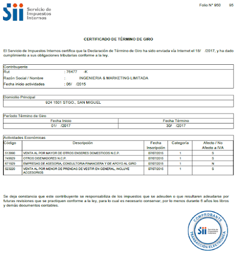 Opiniones de Accounting Tax Chile SPA en Ñuñoa - Spa