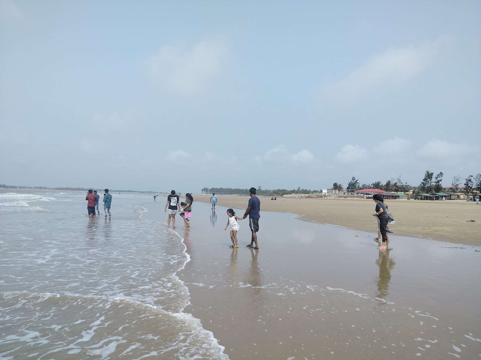 Foto van Mandarmani Sea Beach met turquoise puur water oppervlakte